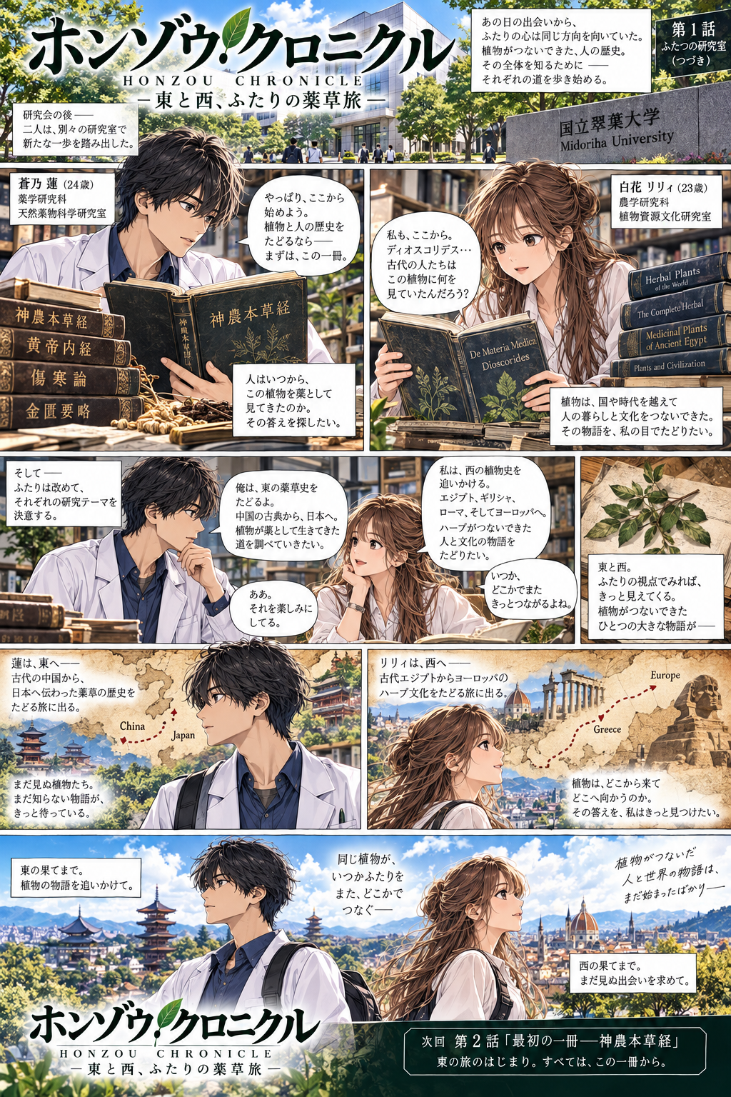 ホンゾウ・クロニクル 第1話 ふたつの研究室 続き